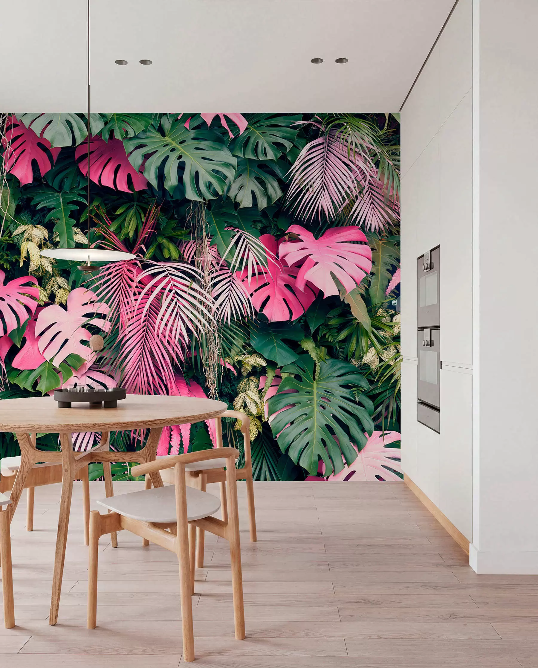 murales de pared Selva rosa u79682