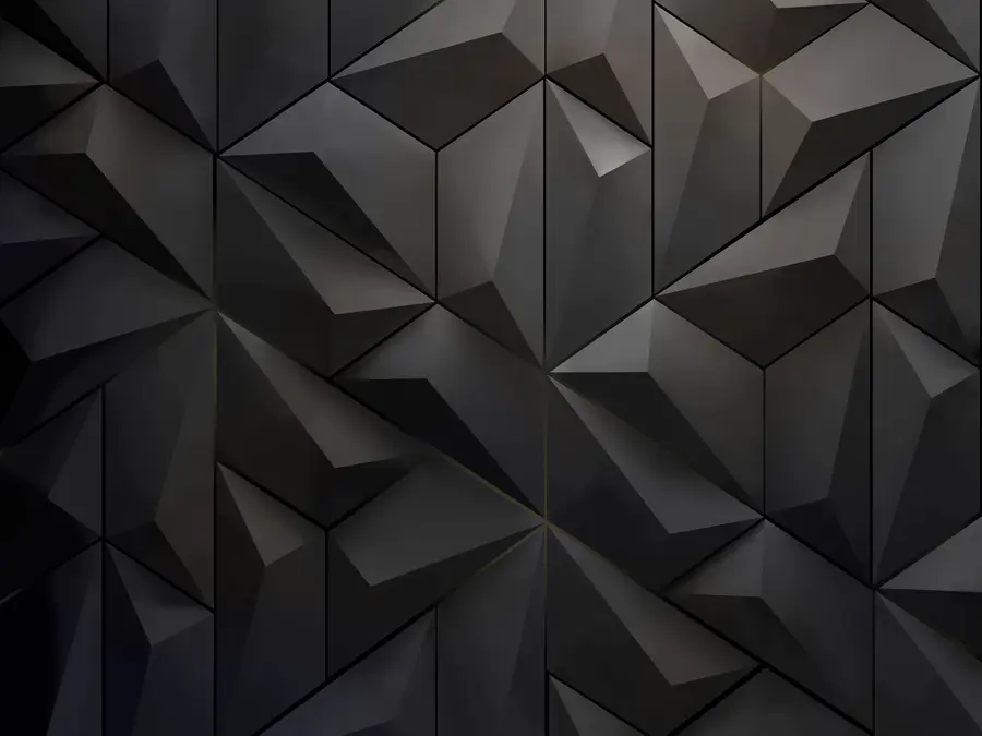 murales de pared Paneles triangulares u79936
