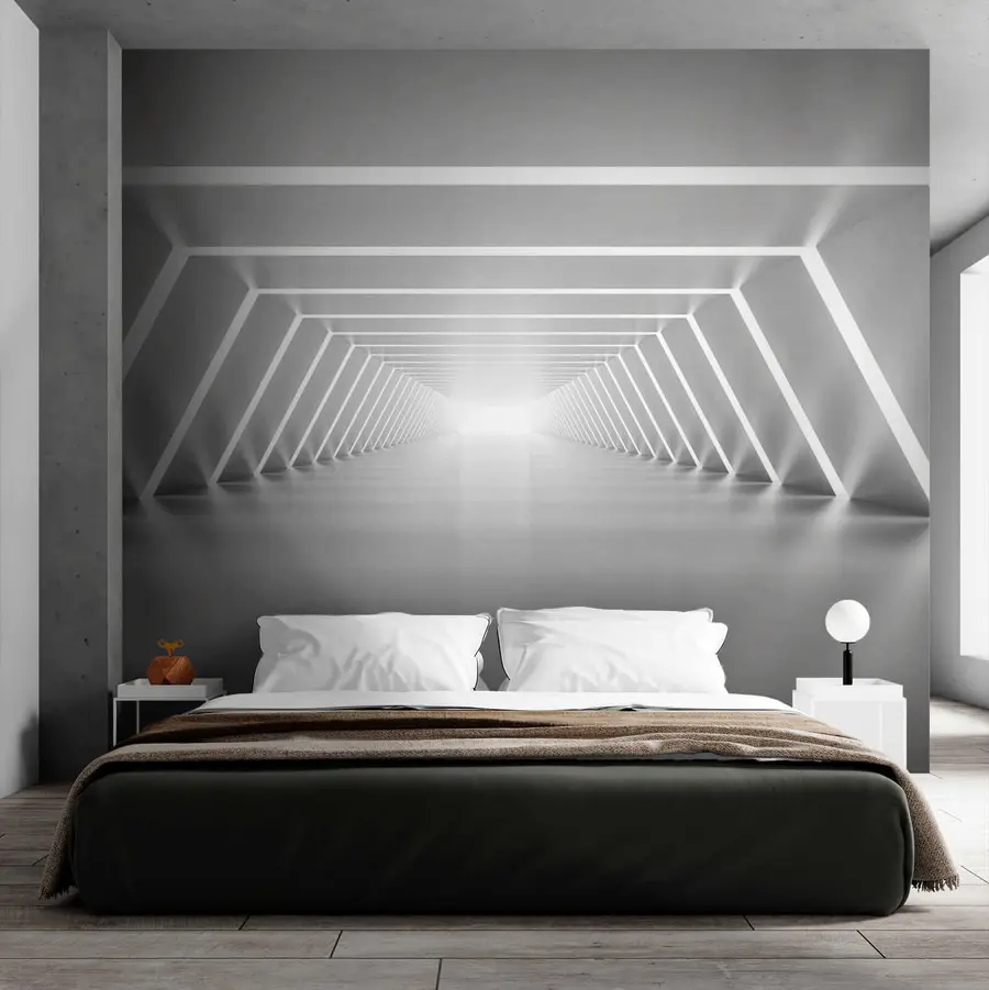 murales de pared Túnel gris u03369