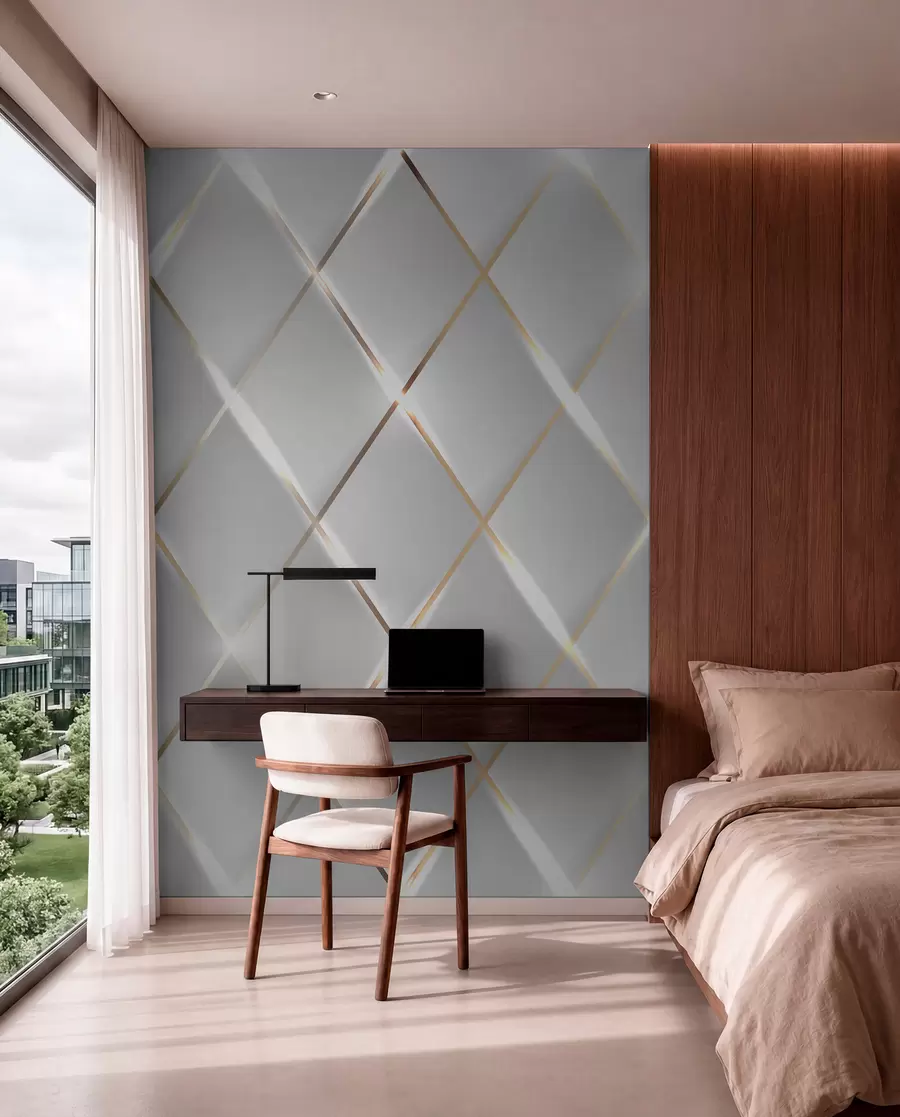 murales de pared Rombos luminosos u06014