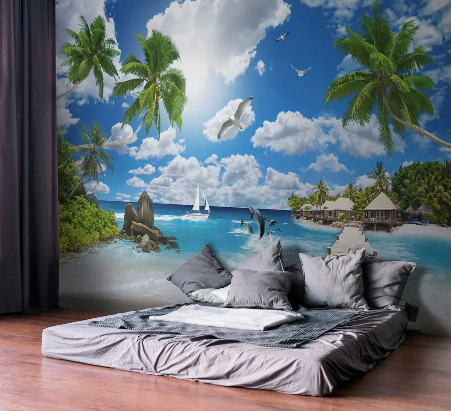 murales de pared Isla del Paraiso u06969
