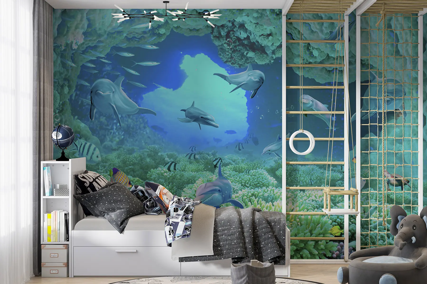 murales de pared Mundo submarino u19233