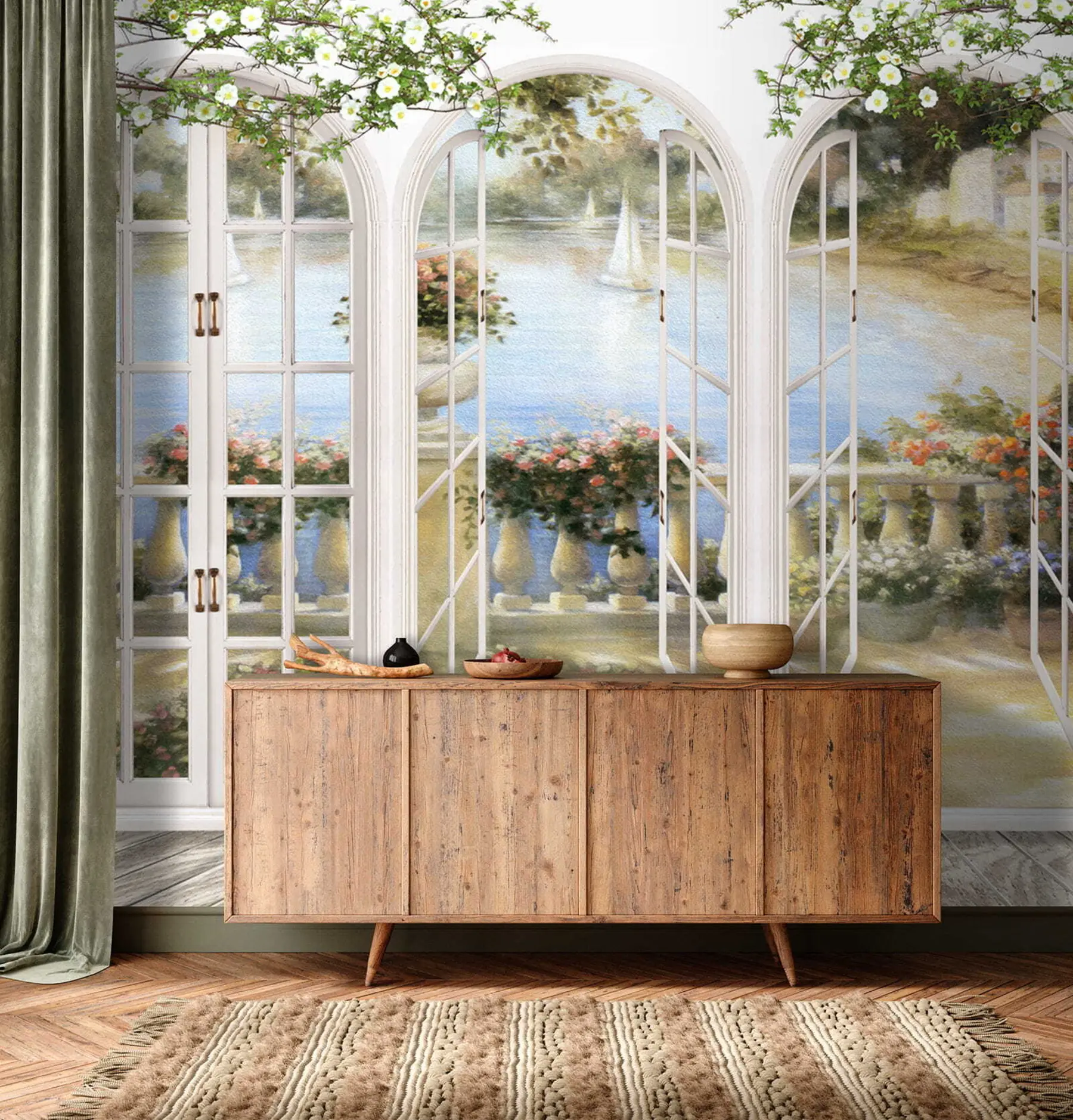 murales de pared Rincón del paraíso u21592