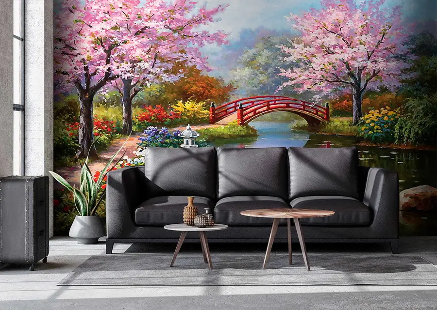 murales de pared Jardín japonés u35418
