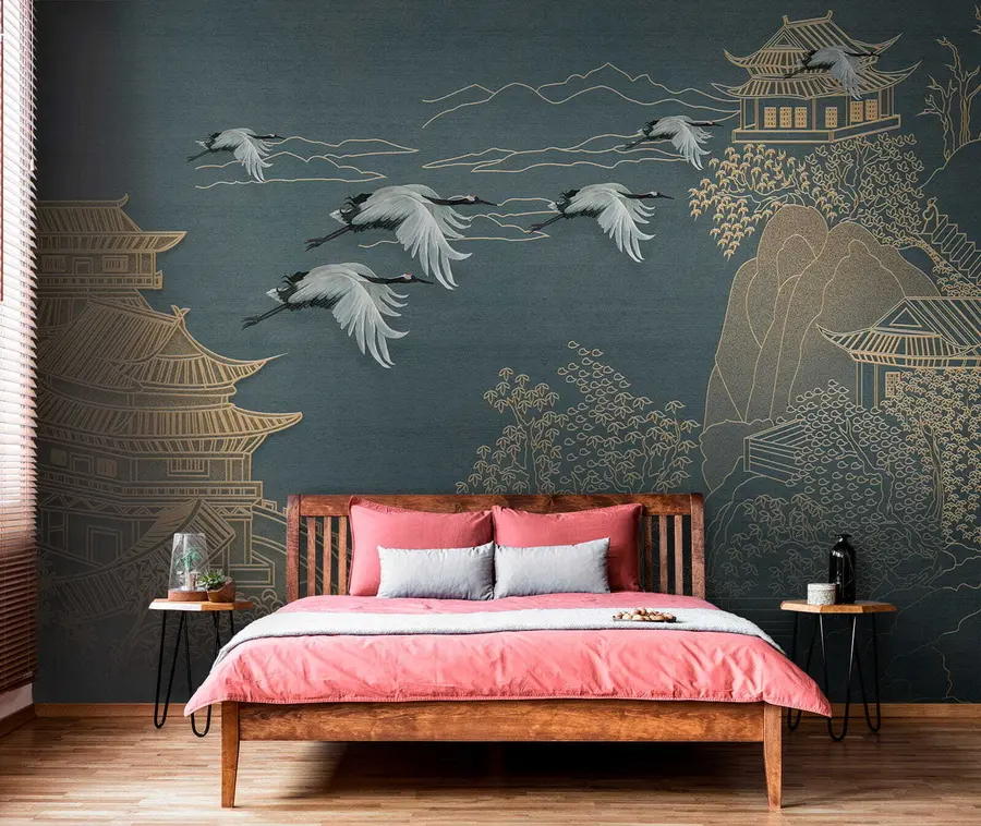 murales de pared Dibujo de estilo japones u38720