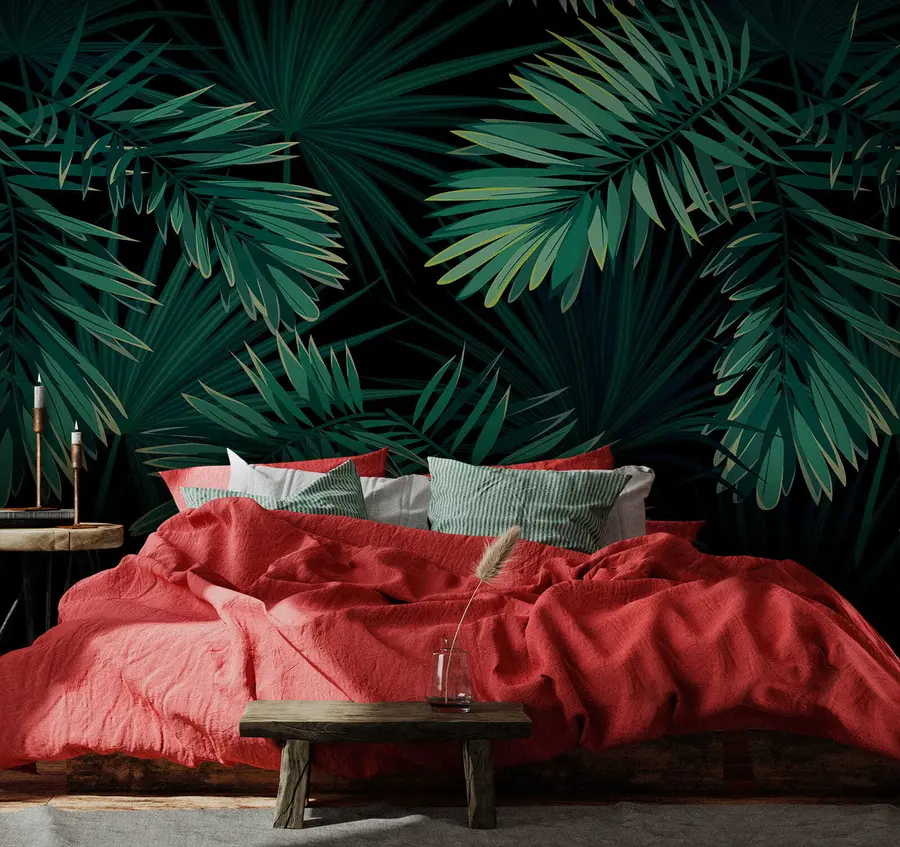 murales de pared Palmeras verdes u43269