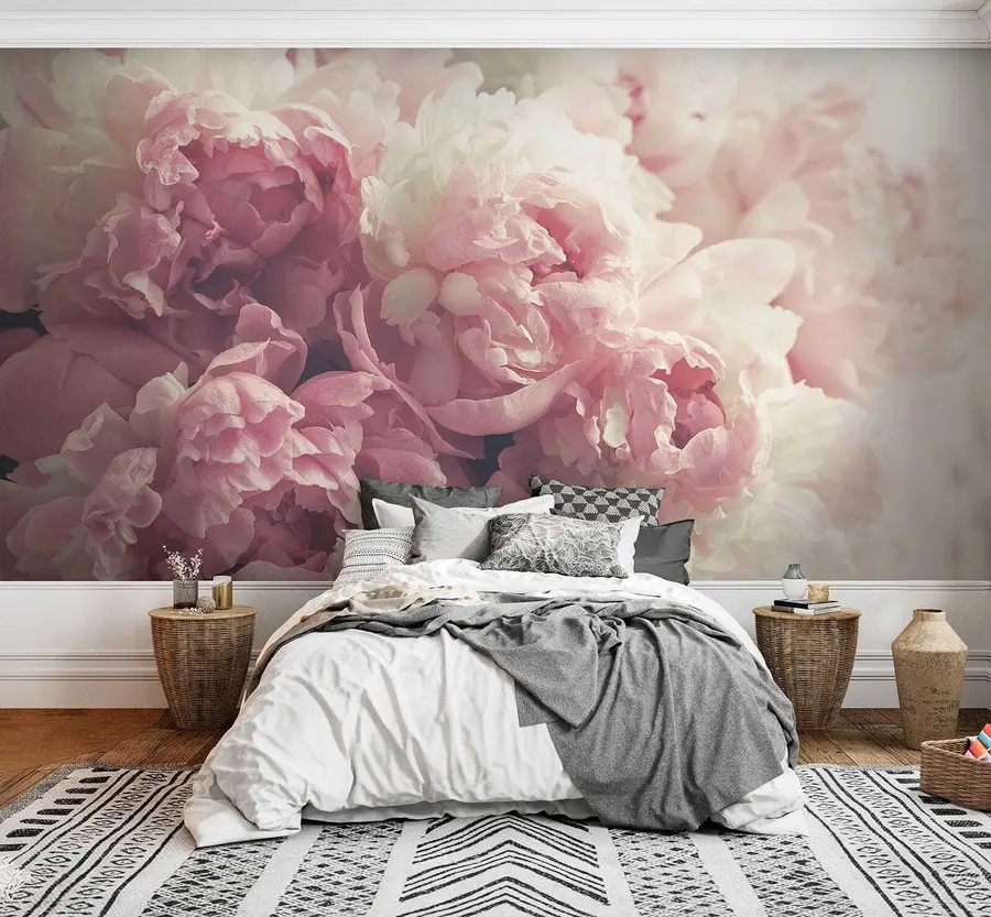 murales de pared Peonias delicadas u44746