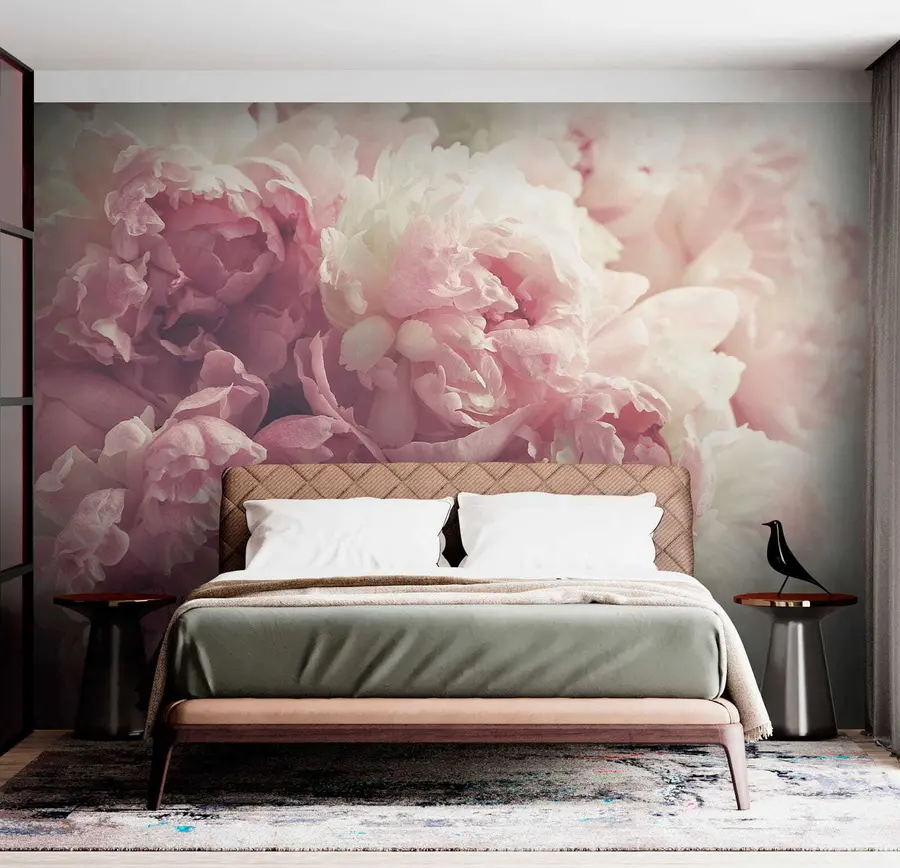 murales de pared Peonias delicadas u44746