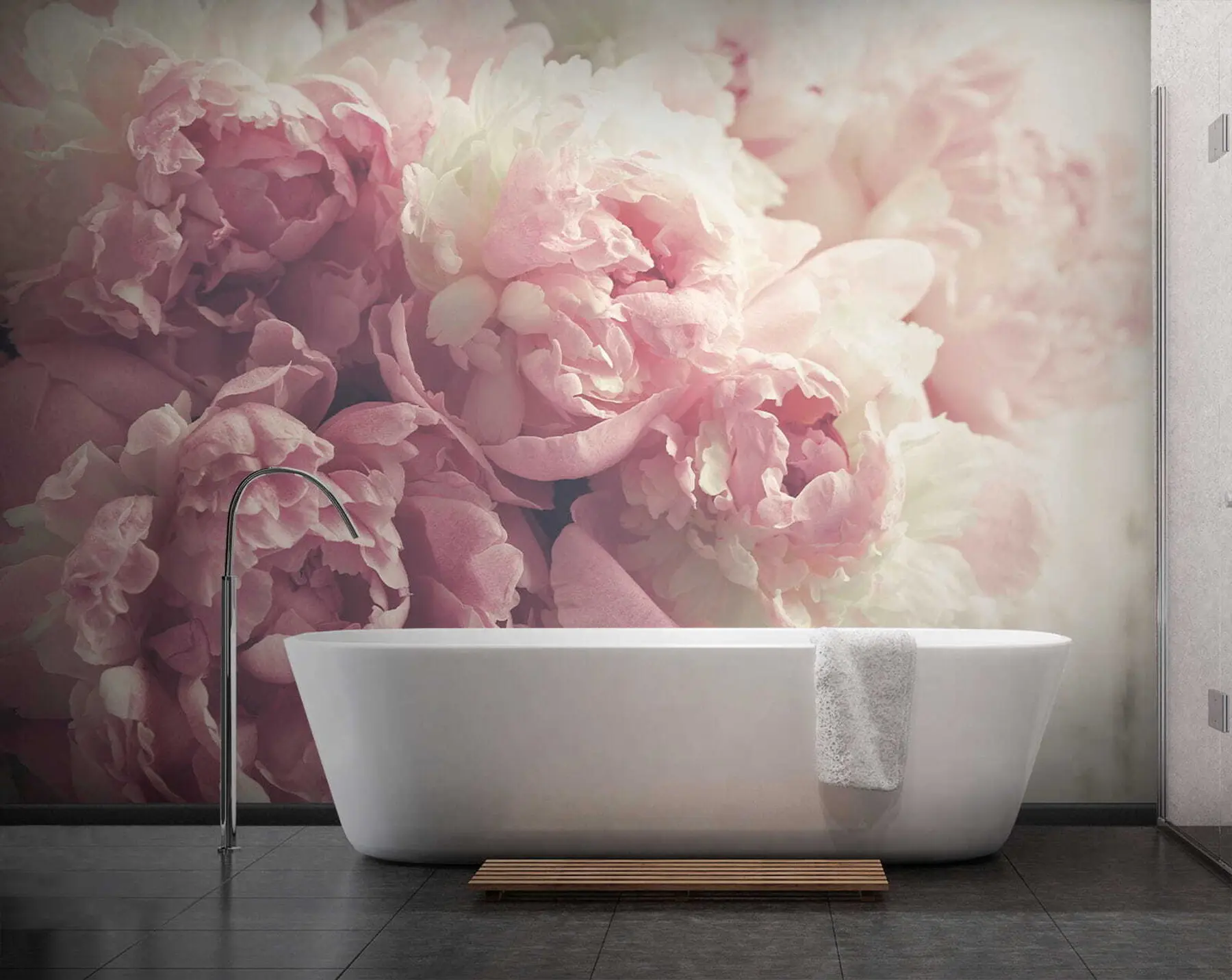 murales de pared Peonias delicadas u44746