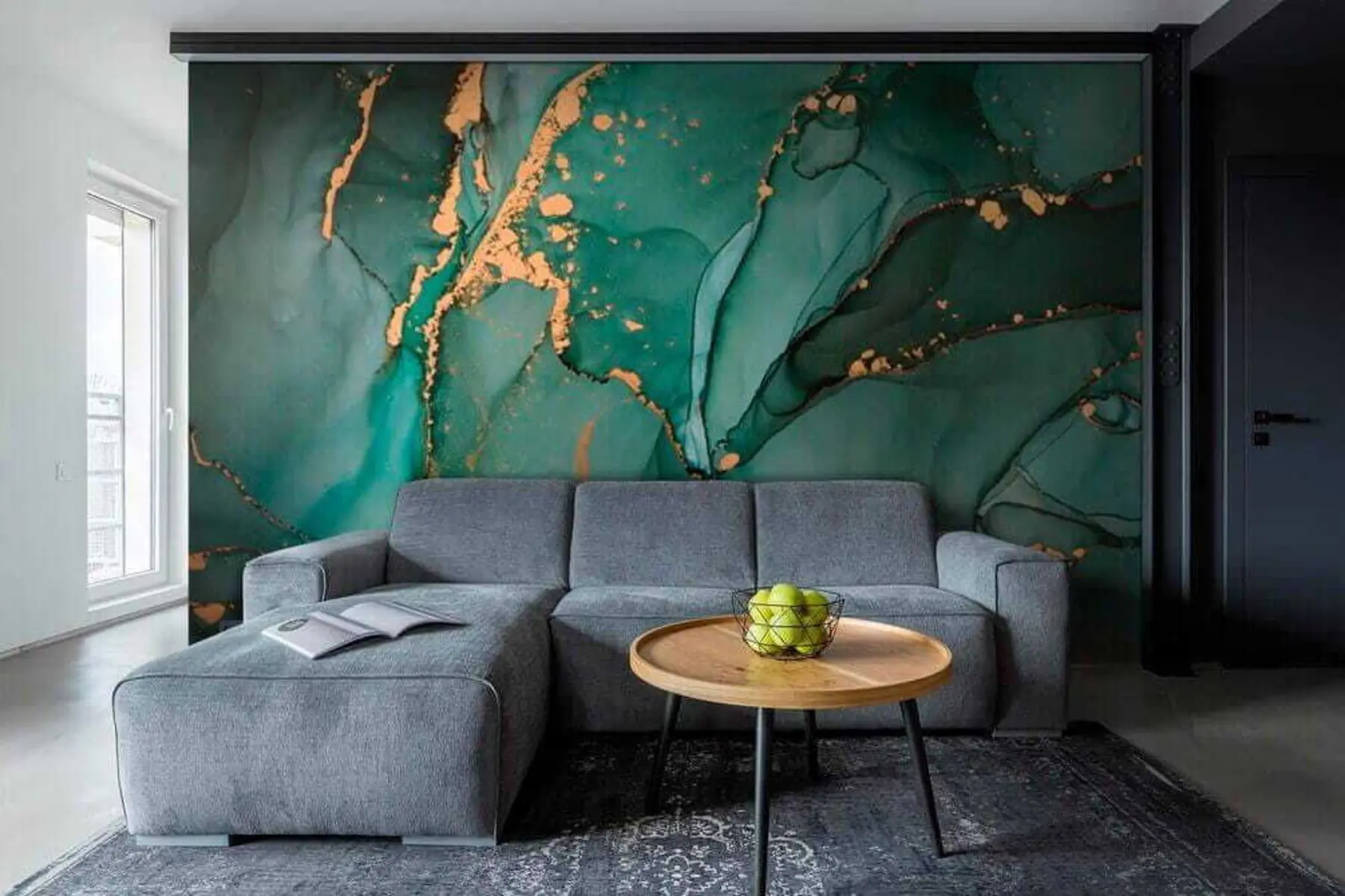 murales de pared Mármol verde u50235