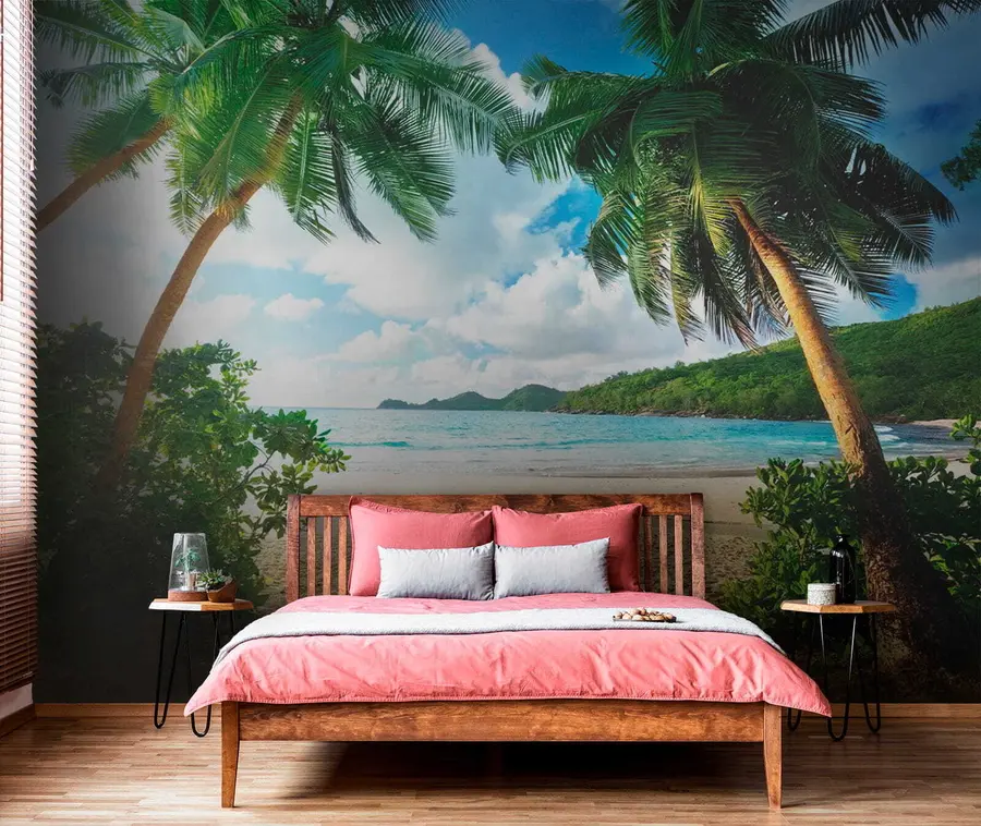 murales de pared Descansa bajo las palmeras u53753