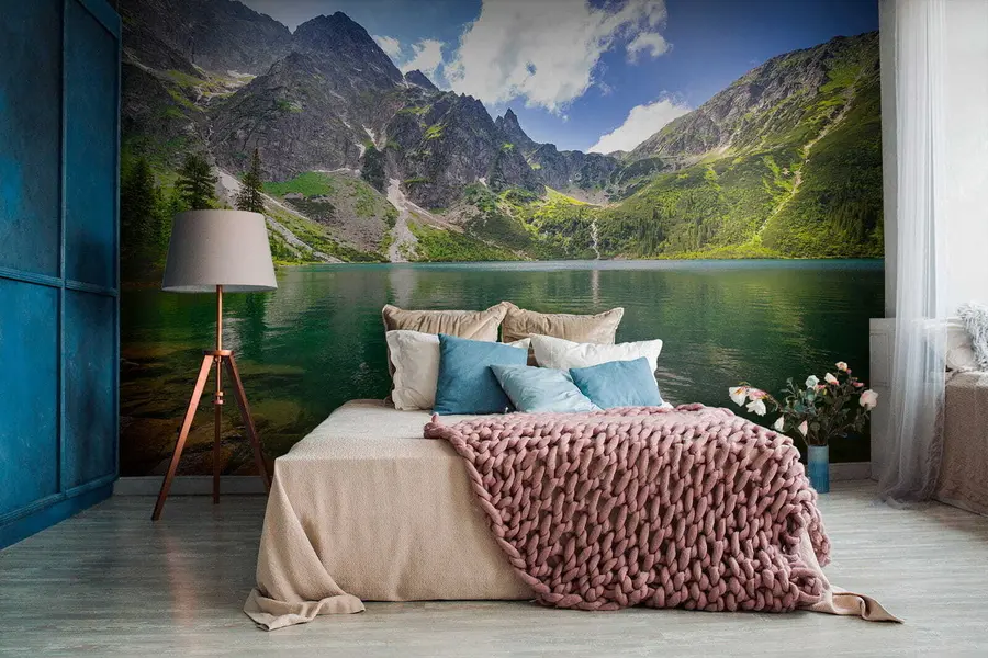 murales de pared Vista desde la montaña u54486