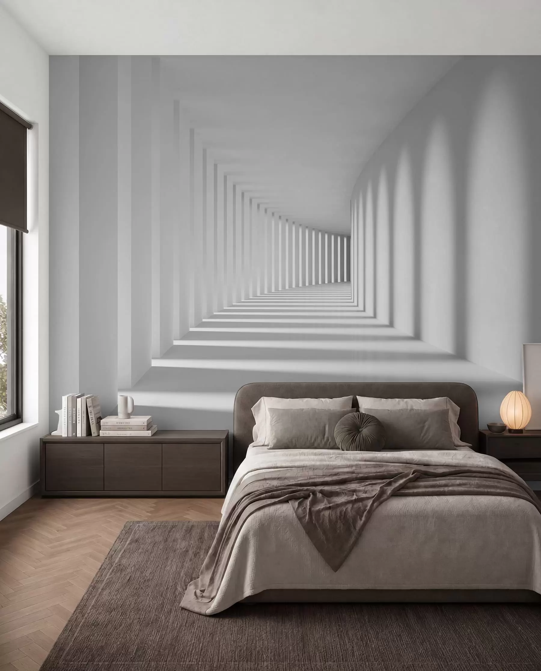 murales de pared Pasillo de luz u55301