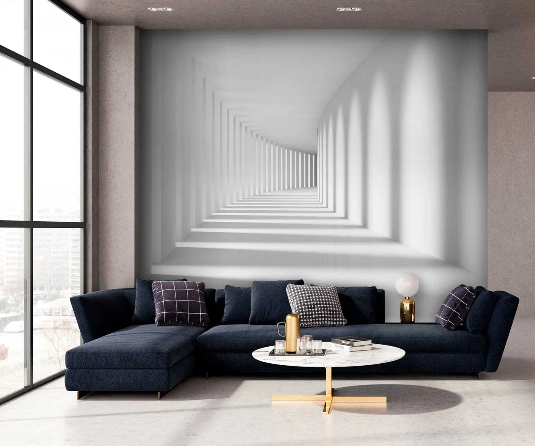 murales de pared Sombras en el túnel u55301