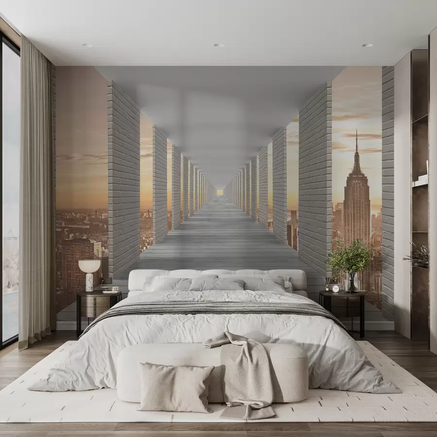 murales de pared Túnel con vistas a Nueva York u59788