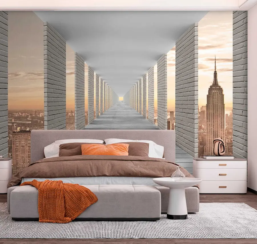 murales de pared Túnel con vistas a Nueva York u59788