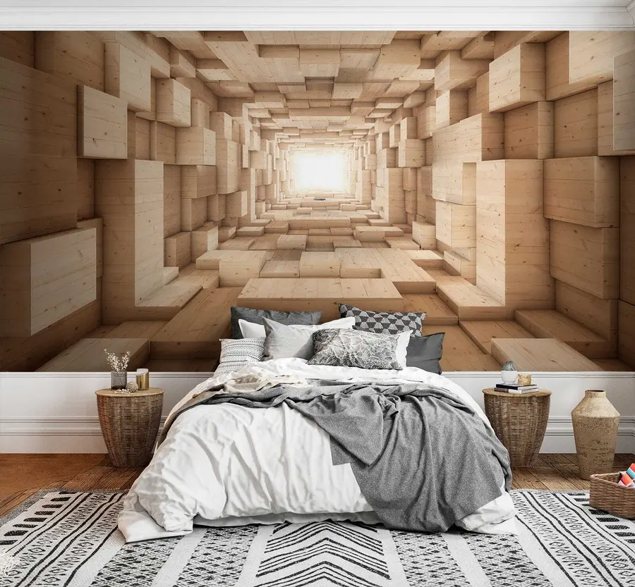 murales de pared cubos 3D u77811