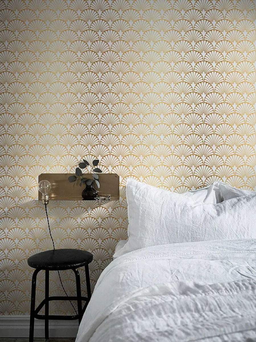 murales de pared Patrón - abanico u53235