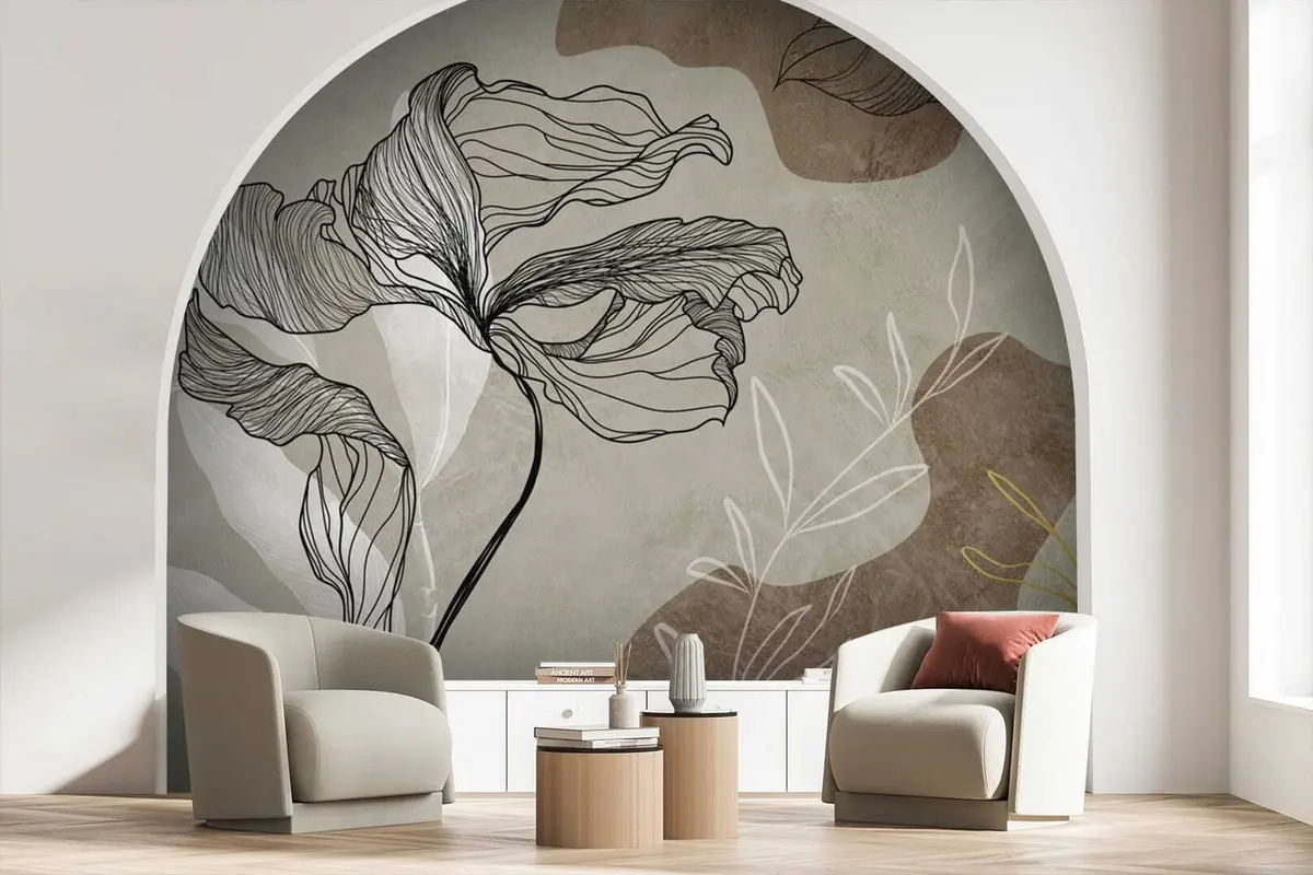 murales de pared Trend bohs arcos y plantas u71303