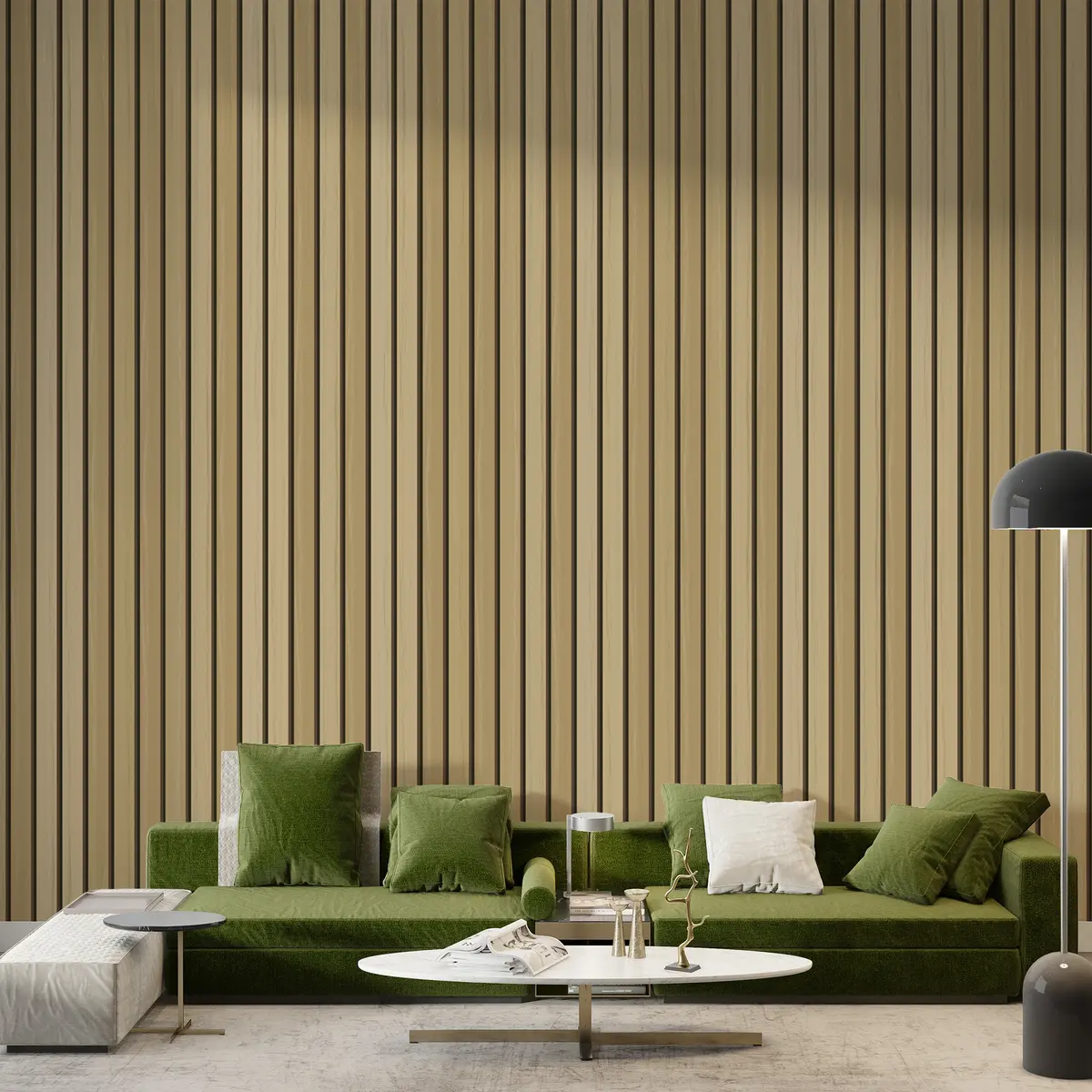 murales de pared Textura de nogal de grano de madera claro w00022