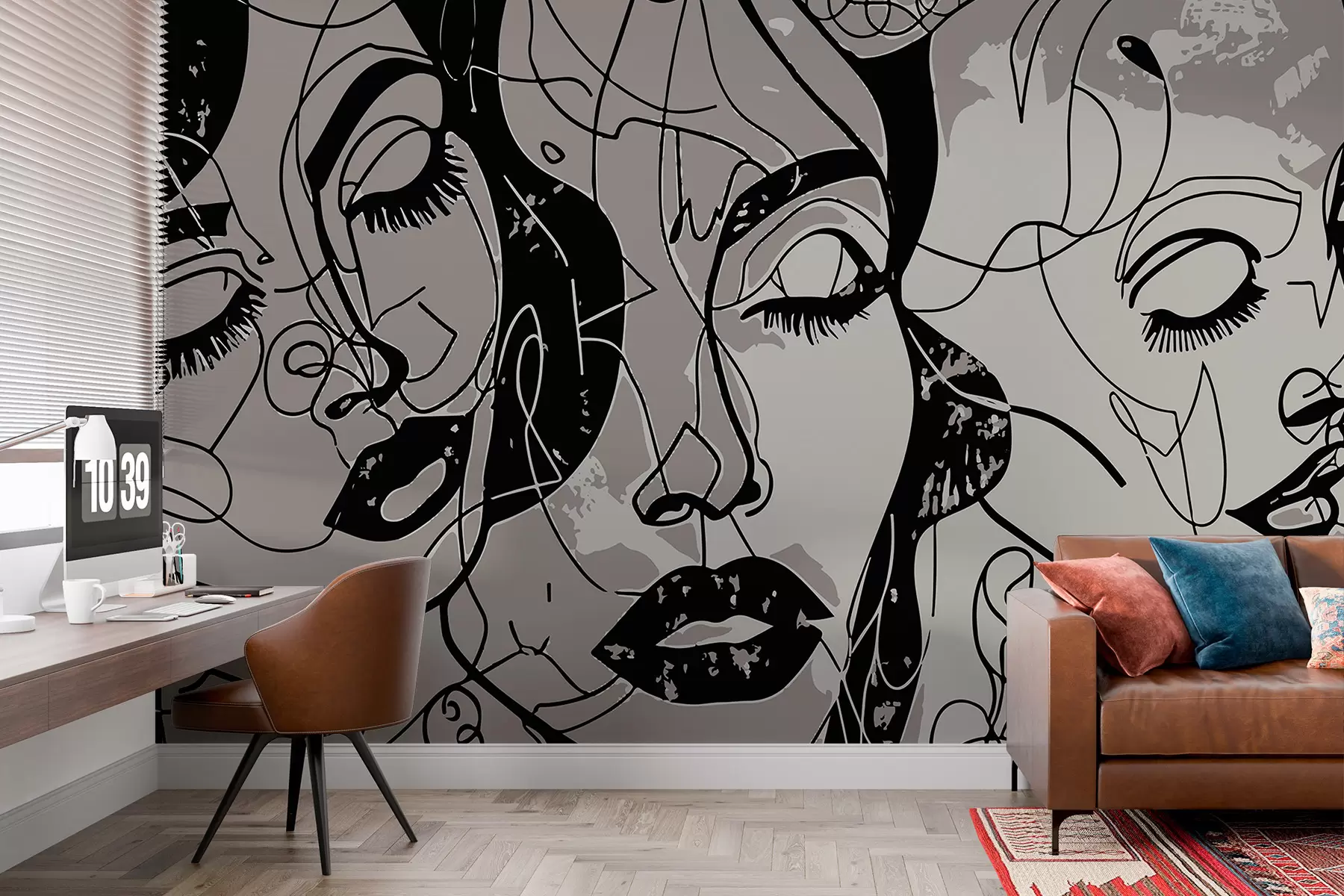 murales de pared Abstracción w01297