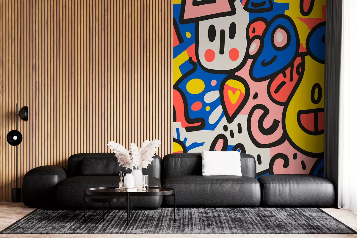 murales de pared Graffiti w08056