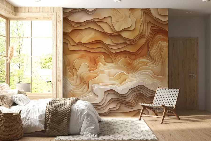 murales de pared Curvas y energía w01337v1