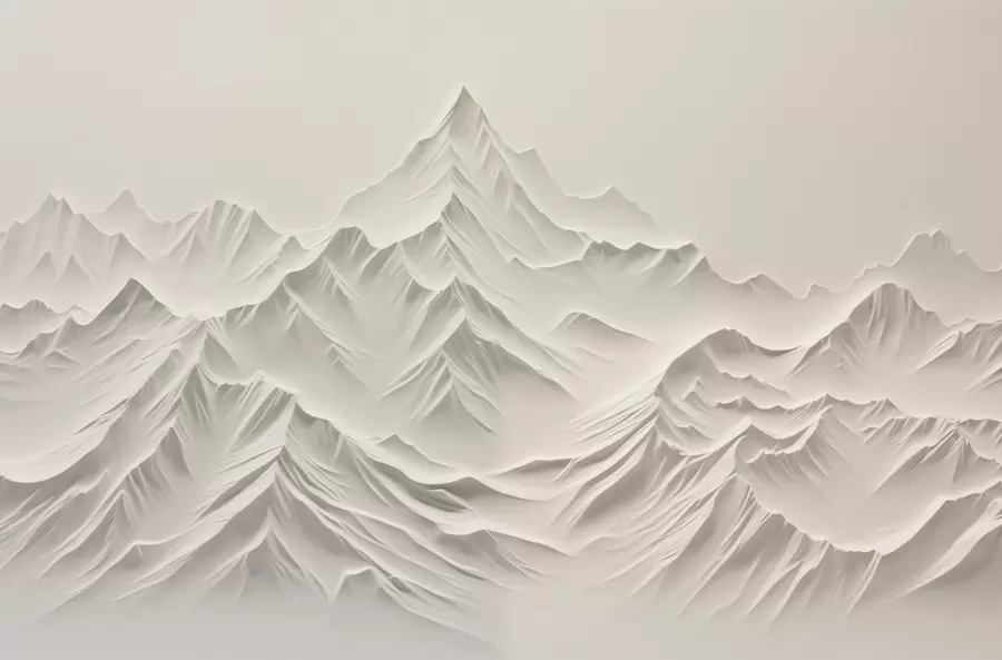 murales de pared Montañas grises w01644