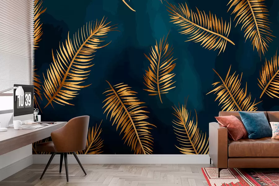 murales de pared Hojas pintadas w01743