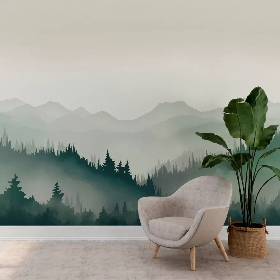 murales de pared Montañas w01747