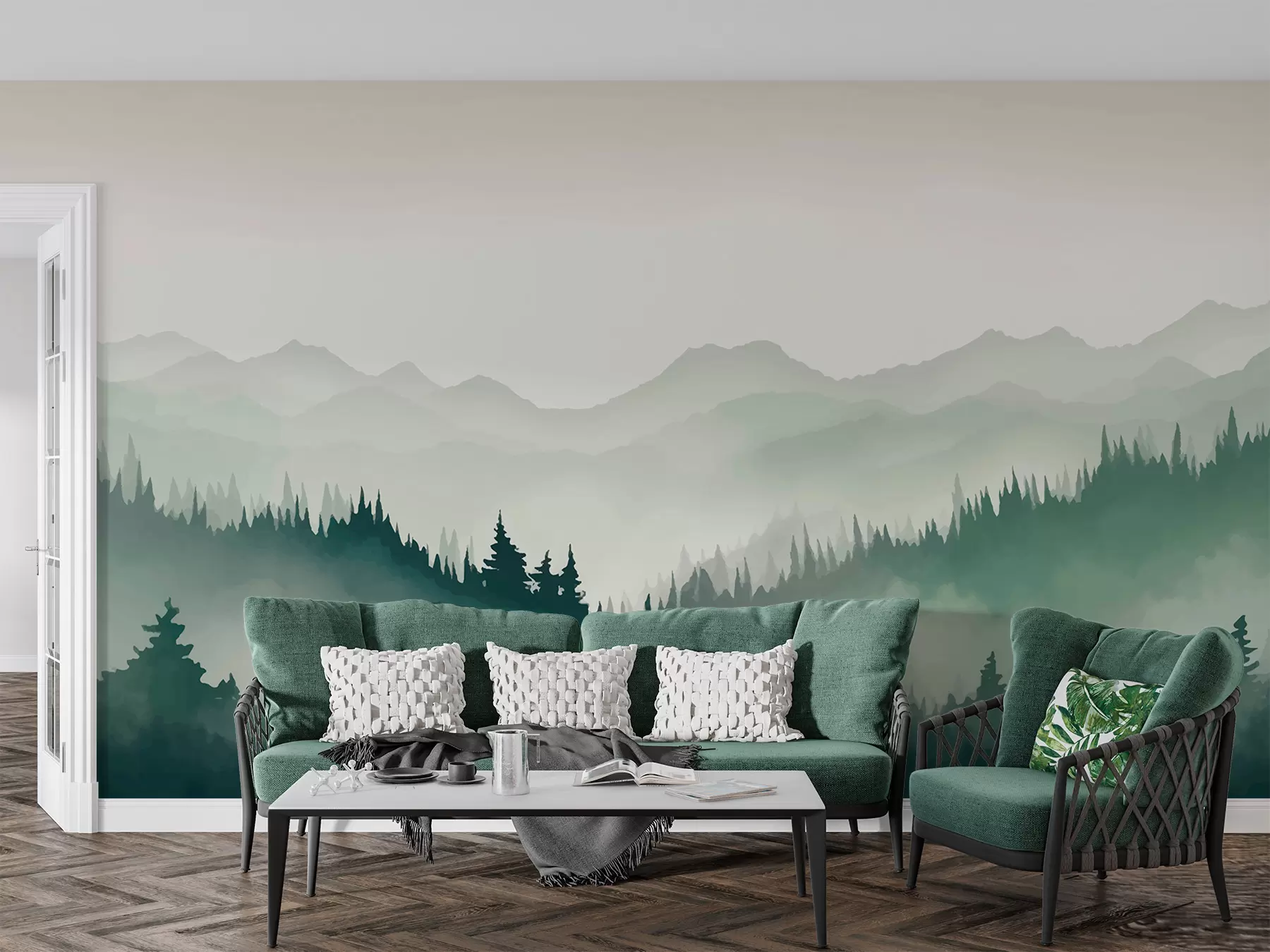 murales de pared Montañas w01747