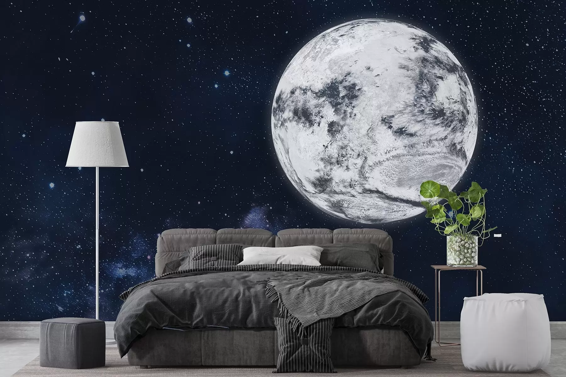murales de pared Planeta en el espacio, estrellas, constelaciones, cósmico w01800