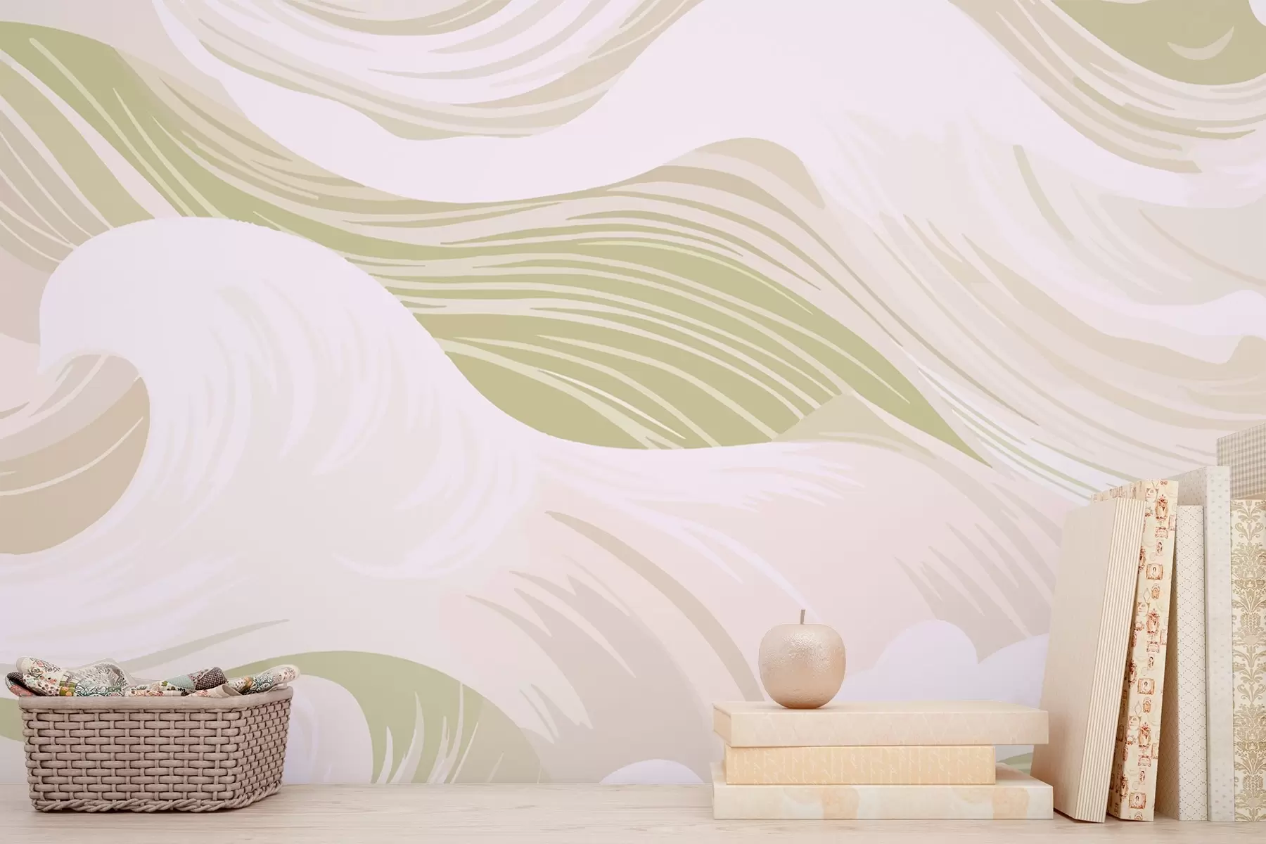 murales de pared Olas w01836v1