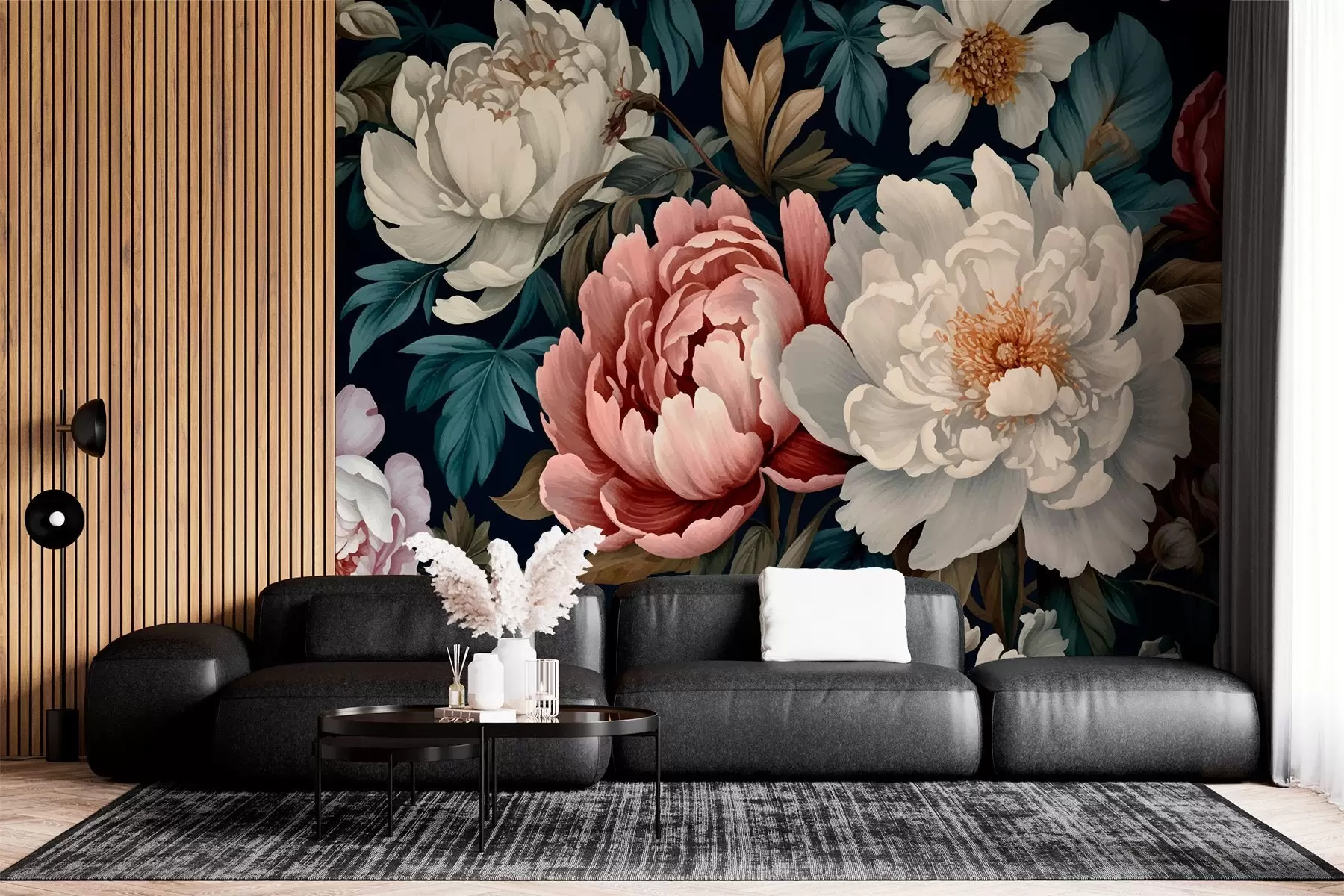 murales de pared Peonías w01845