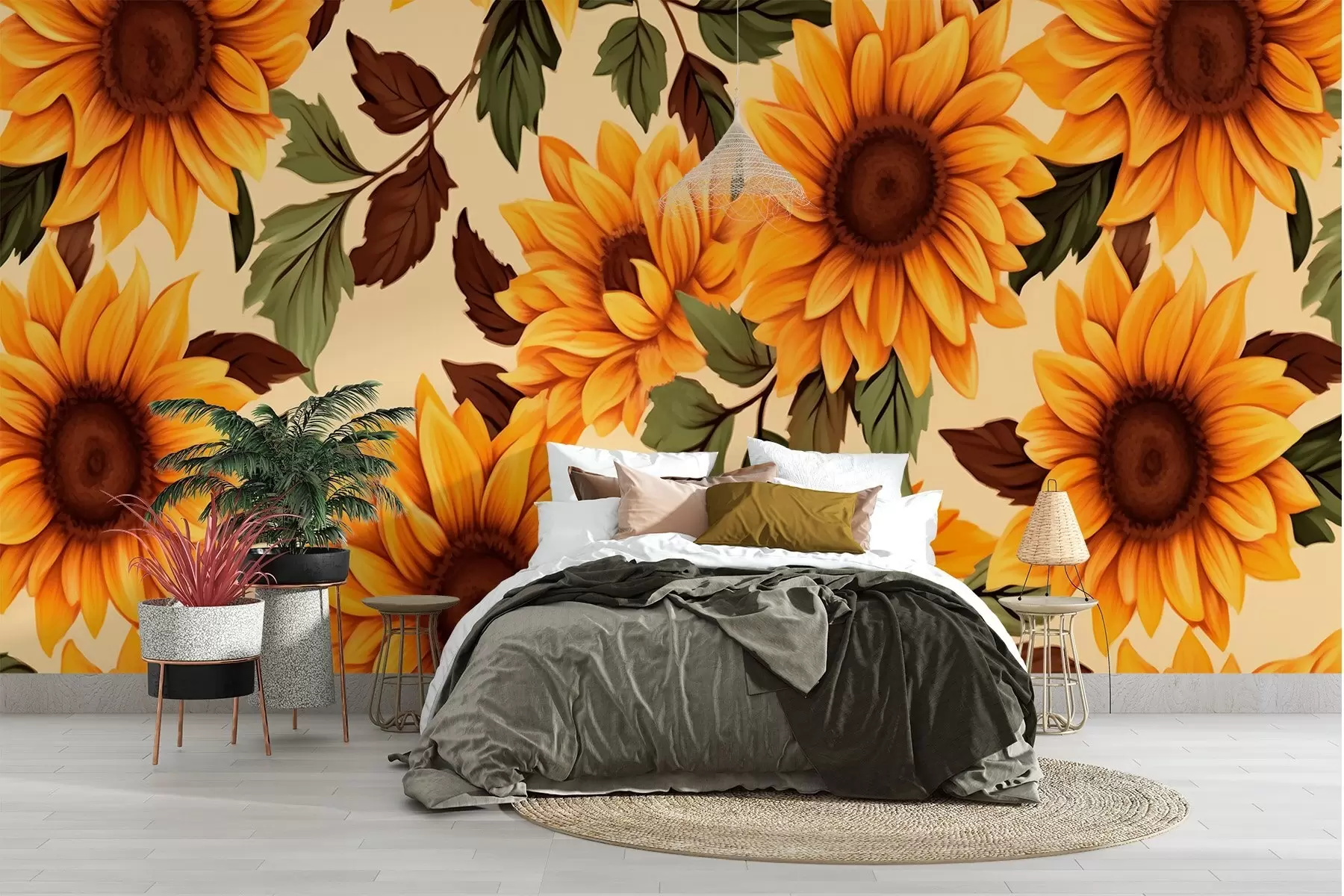 murales de pared Girasoles w01904