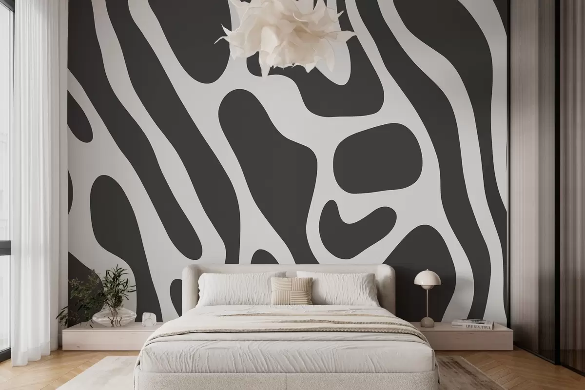 murales de pared Ondas estilizadas w01972v2