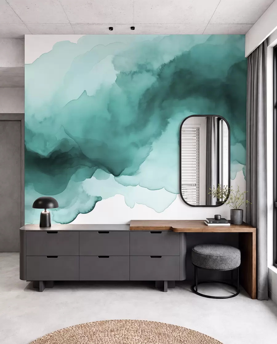 murales de pared Diluciones abstractas de pintura w02114