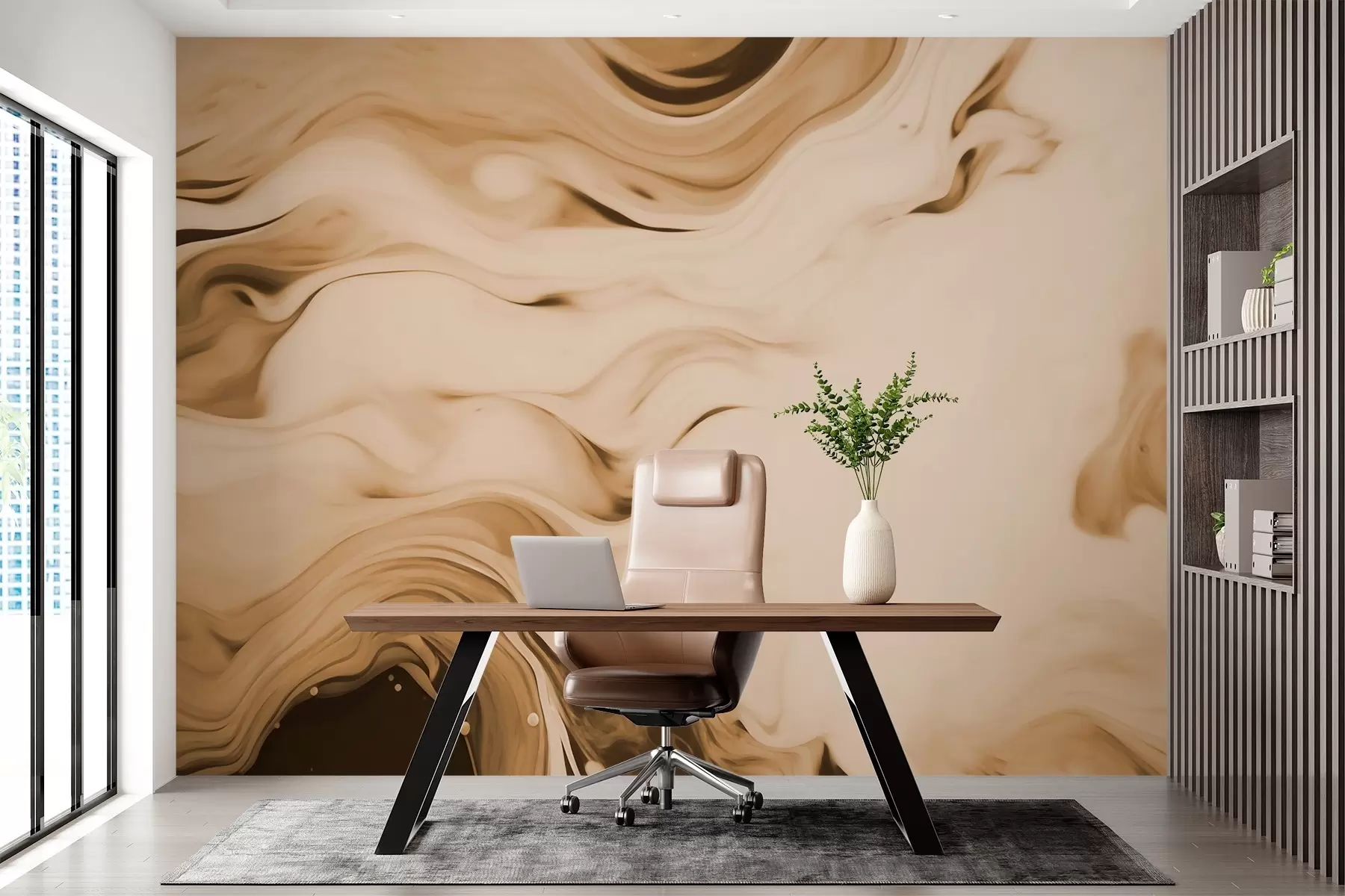 murales de pared Ondas abstractas w02040v1