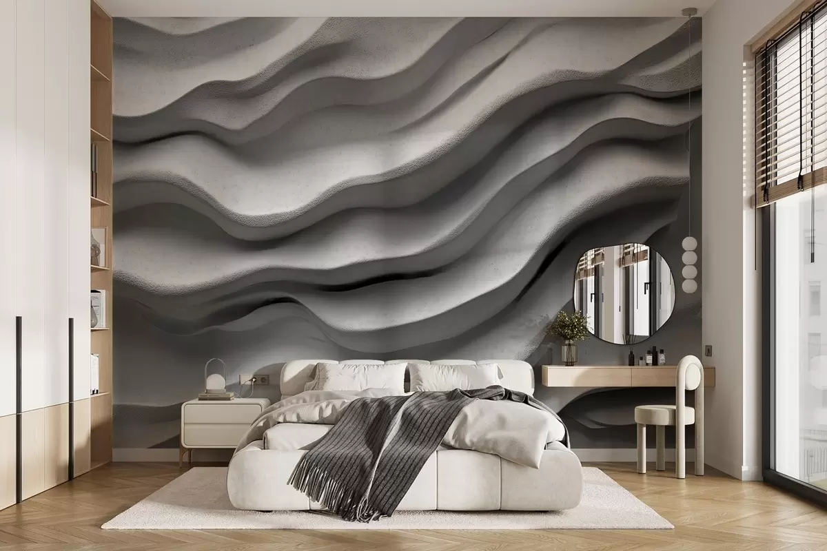 murales de pared Сon textura de relieve liso w02233