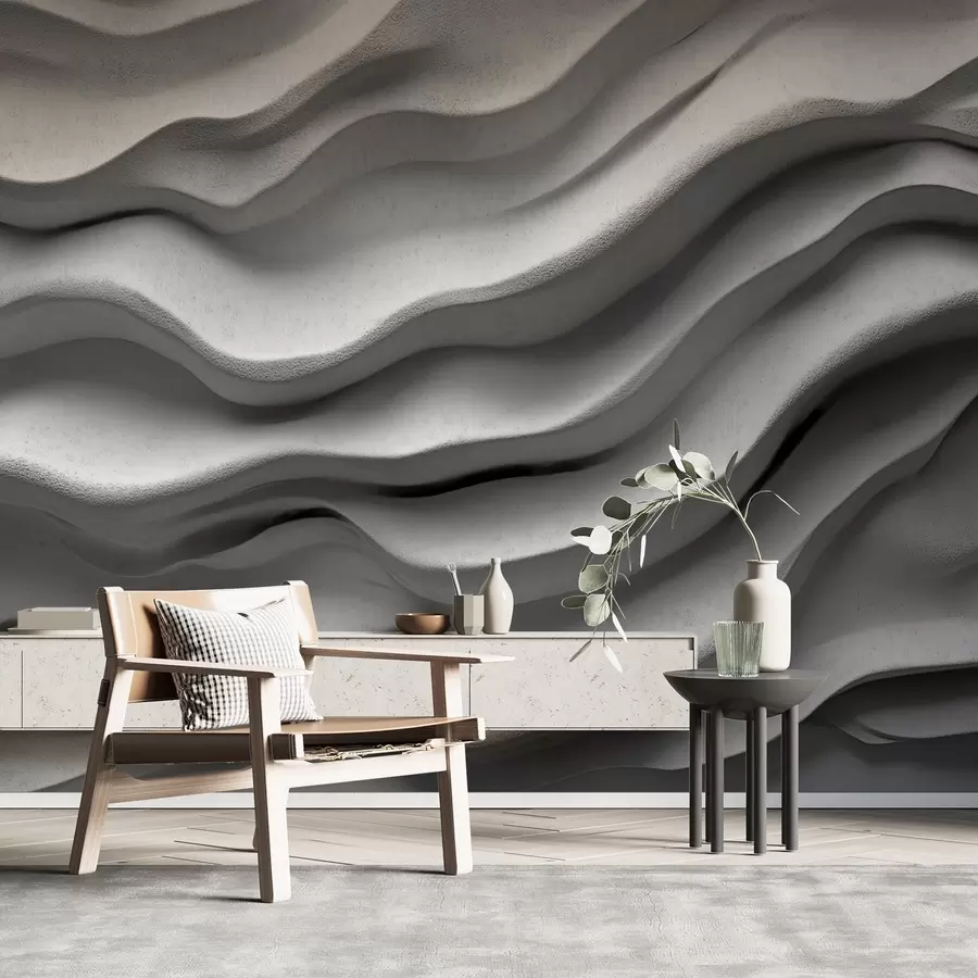 murales de pared Сon textura de relieve liso w02233