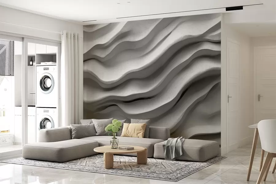 murales de pared Сon textura de relieve liso w02233