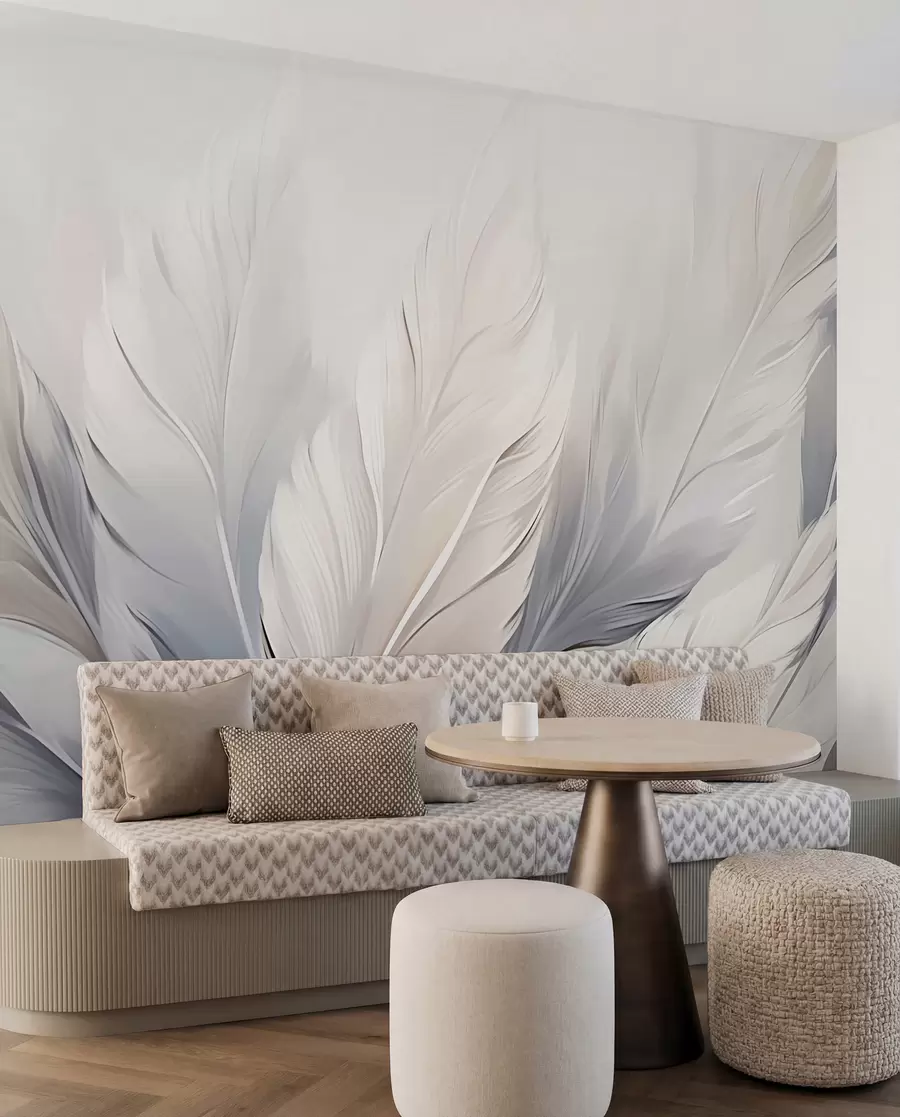 murales de pared Plumas ligeras w02213
