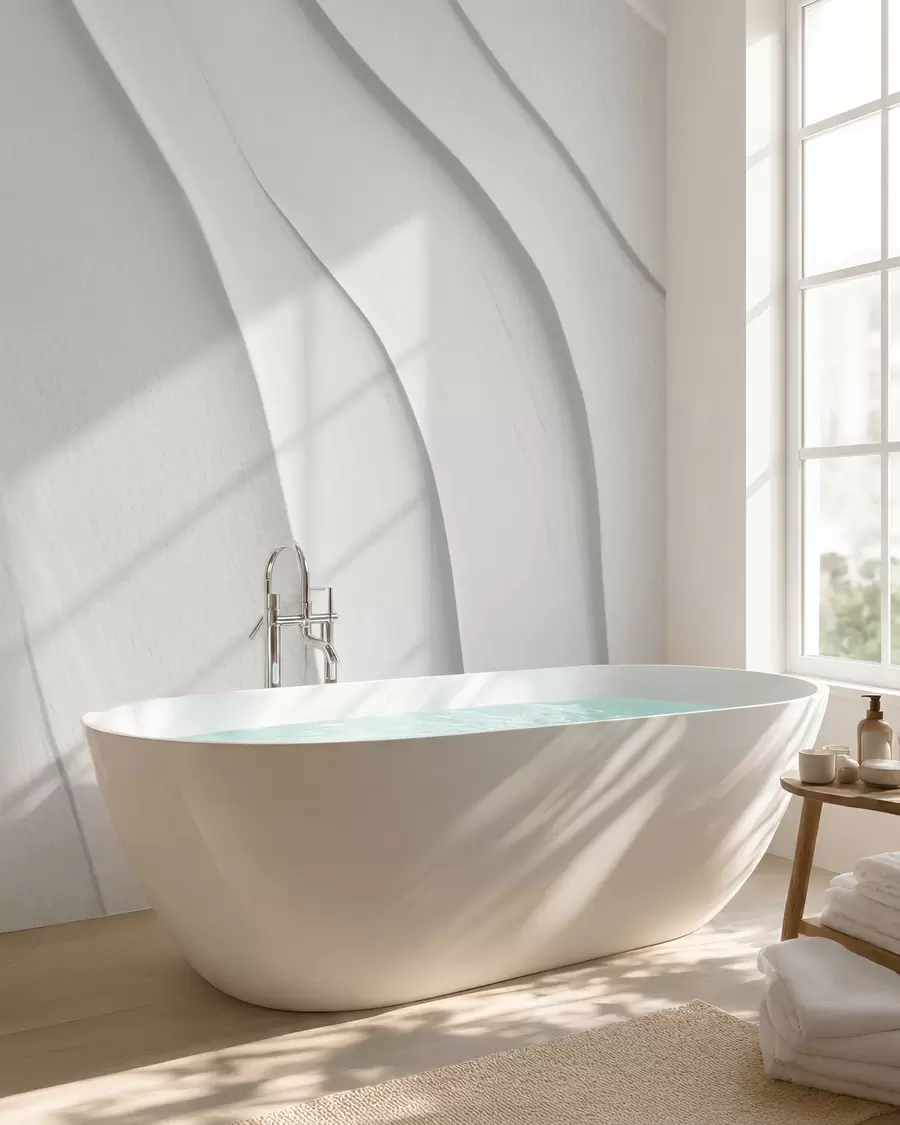 murales de pared Arcos blancos plegados w02298