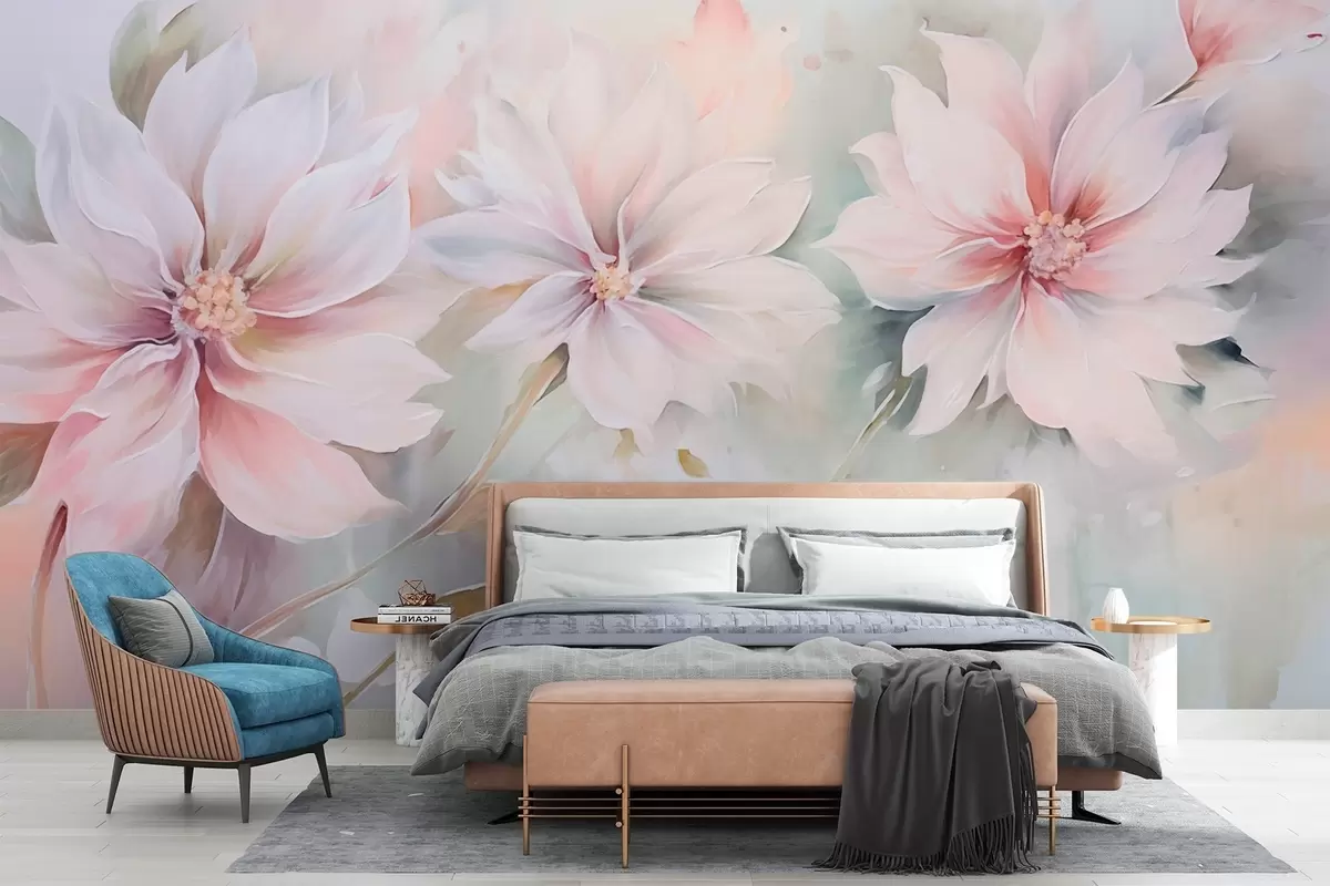 murales de pared Las tres flores w02265