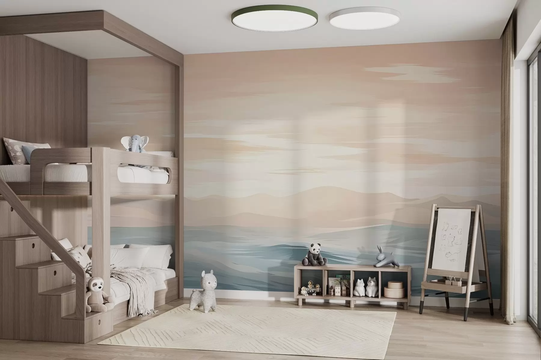 murales de pared Cielo y mar w02012