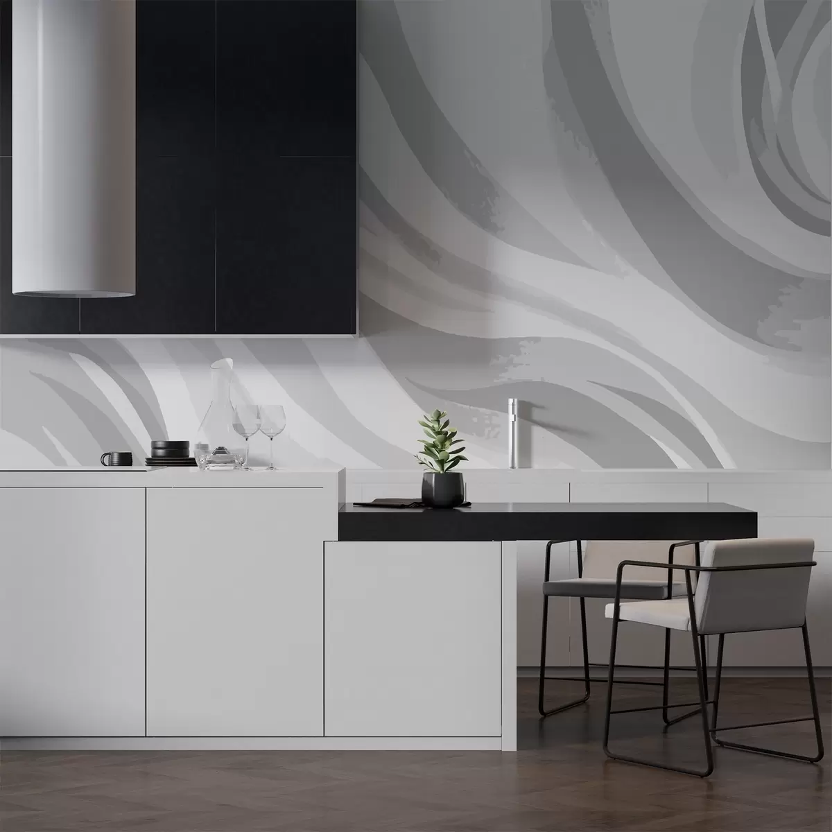 murales de pared Ondas abstractas w02420v2