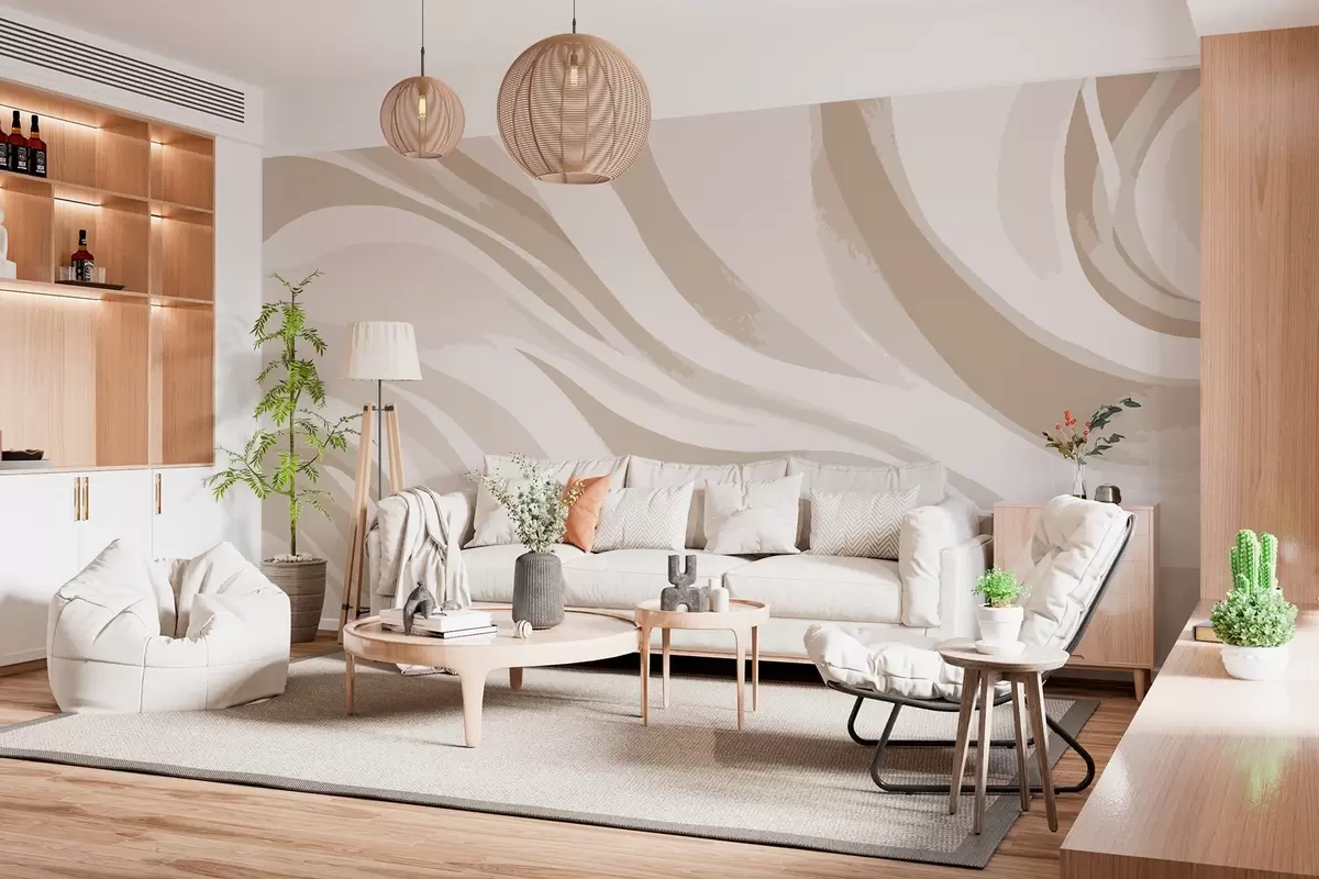 murales de pared Ondas abstractas w02420v3