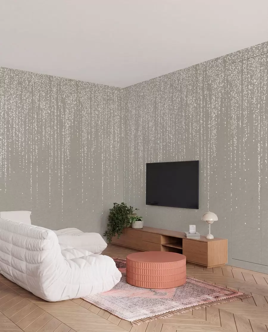 murales de pared Lluvia de cuentas w08470