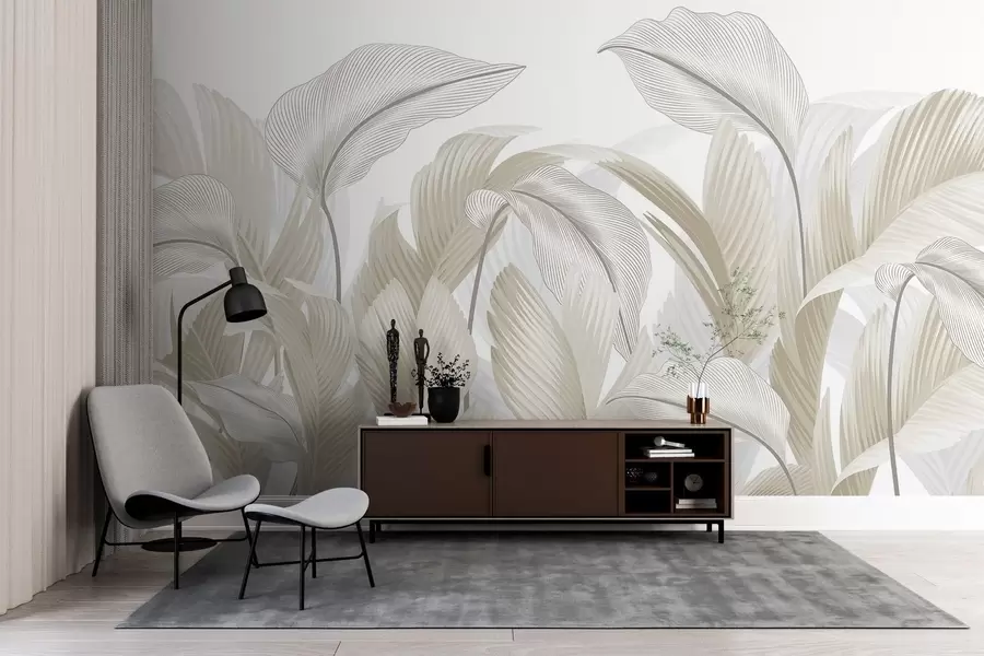 murales de pared Follaje exuberante w02508v4