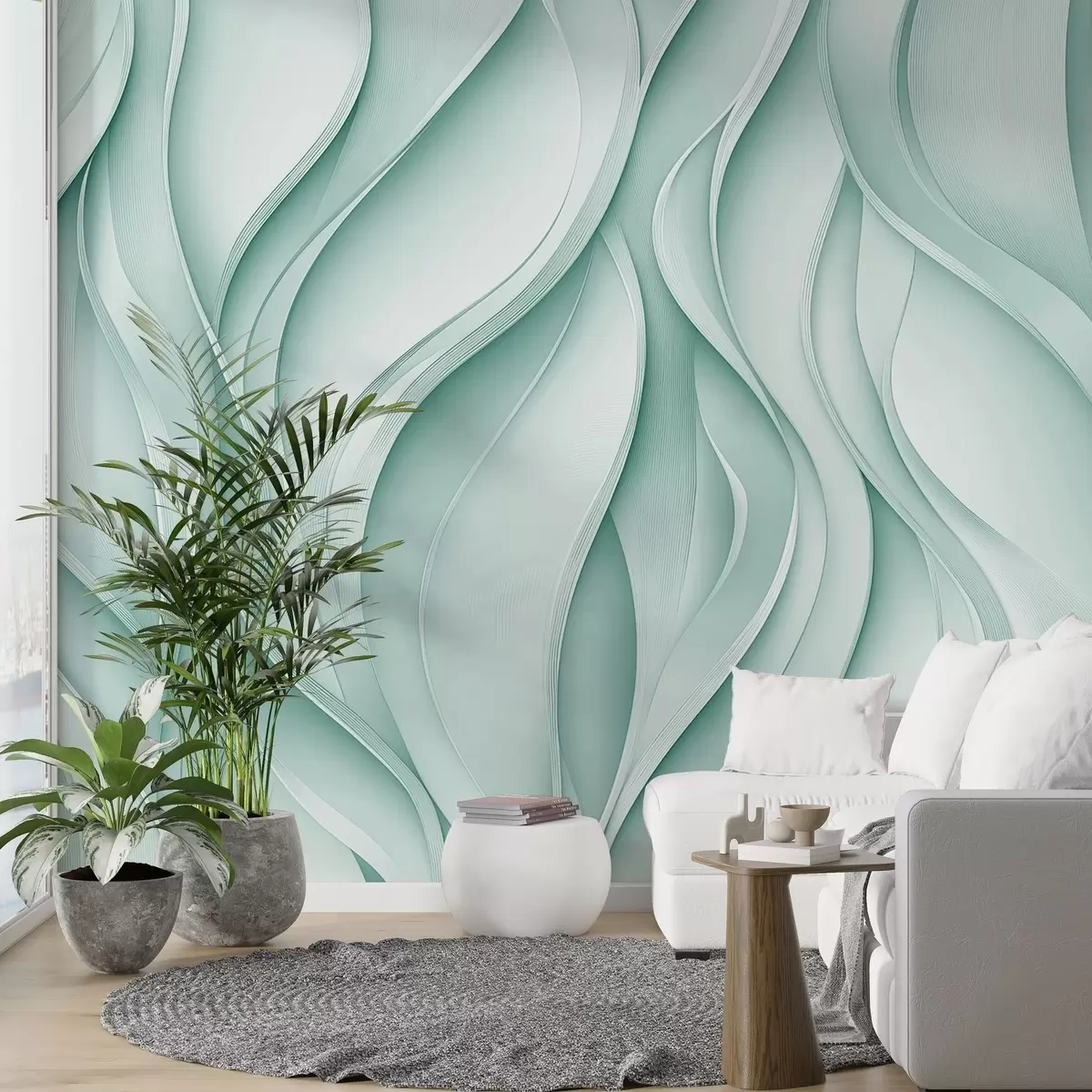 murales de pared Ondas voluminosas w02509v1